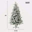 Arbre de Noël artificiel enneigé 6 pi, arbre de Noël enneigé enneigé