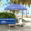 Parasol de plage portatif Outsunny-752555099