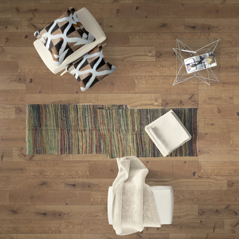 Runner Heins Striped Hand Woven 100cm X 310cm Area Rug