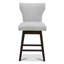 Tabouret de comptoir pivotant 26 po Alvino-2073509678