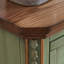 Commode d'appoint simple en bois massif peinte à la main