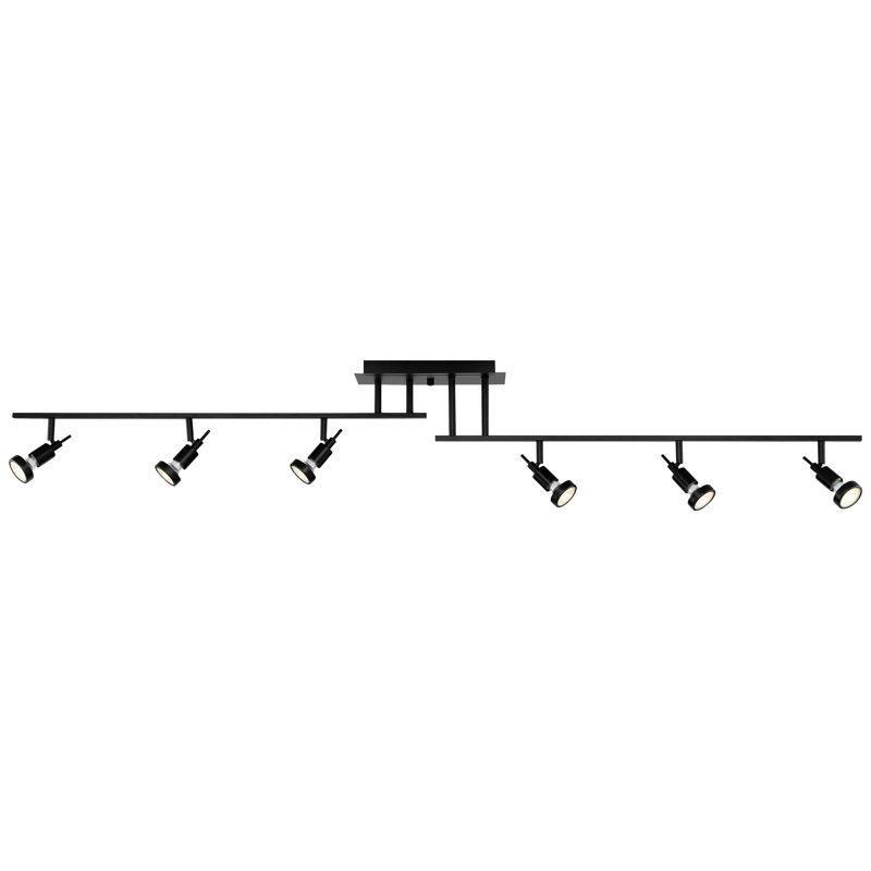 62'' 6 -Light Fixed Track Track Kit with Dimmable