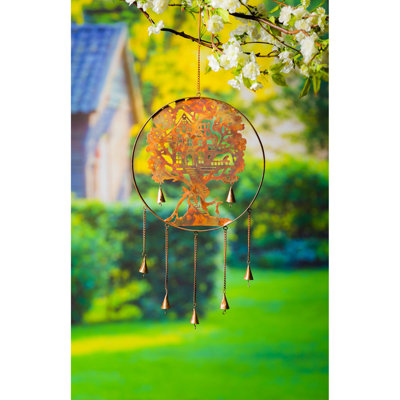 Weather Resistant Metal Plants & Flowers Bell