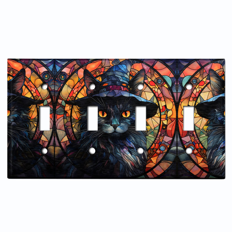 Halloween 4 - Gang Toggle Light Switch Standard Wall Plate