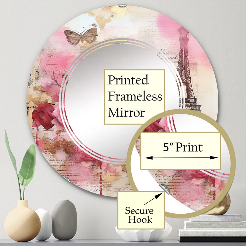 Miroir mural Marburger, 24 po x 24 po