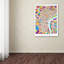« philadelphia pennsylvanie street map », impression sur toile tendue-15722015