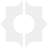 14"OD x 6"ID x 7 3/4"C x 1"P Axel Architectural Grade PVC Contemporary Ceiling Medallion, Two Piece-36075844