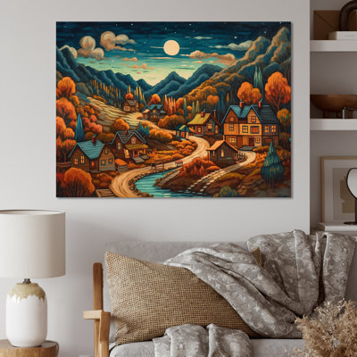 Petit village alpin Carlisa en automne II