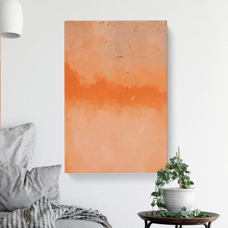 Across the Cracked Wall in Abstract - Wrapped Canvas, 76cm H x 50cm W x 3cm D