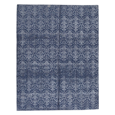Tapis rectangulaire noué à la main