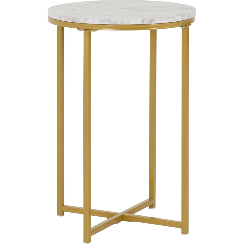 Side Table, Gold