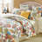  800TC 100% Egyptian Cotton Duvet Cover Set，3pcs Boho Damask Garden Floral Print Bedding Set, Soft And Skin-friendly, Aesthetic Botanical Pattern for Bedroom Guest Room All Seasons-129787690