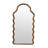 30X1.5X55" Arch Wood Mirror With Unique Frame