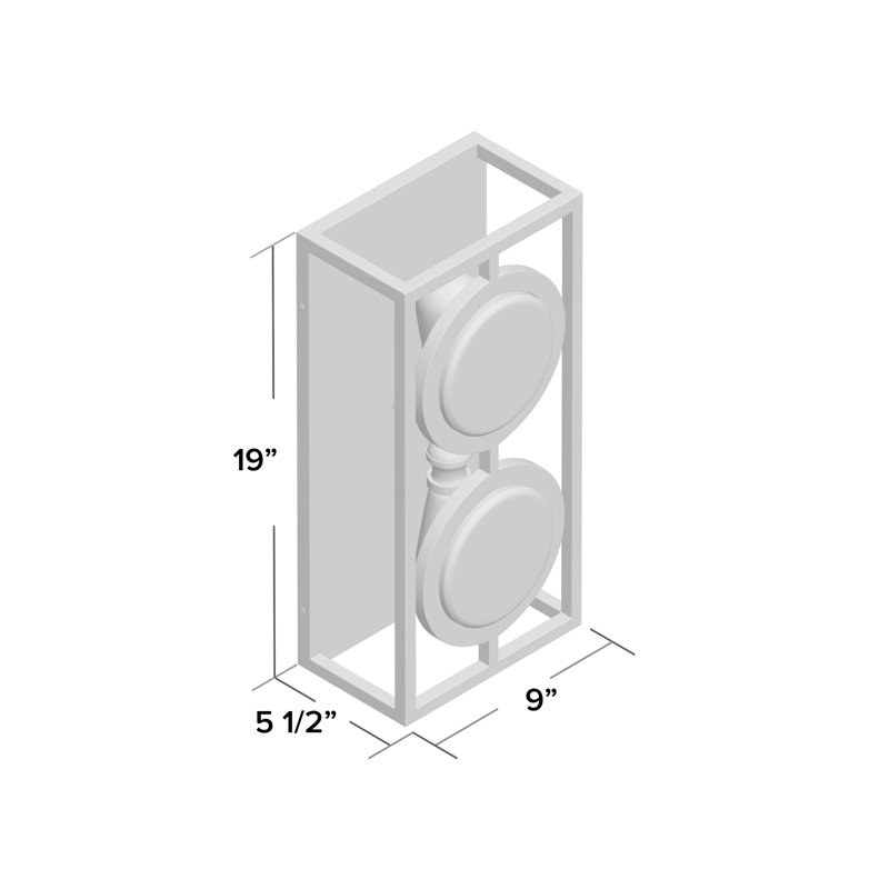 Silvey Steel Flush Mounted Sconce, Olde Bronze