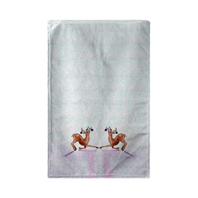 Serviette de cuisine cerf à danse