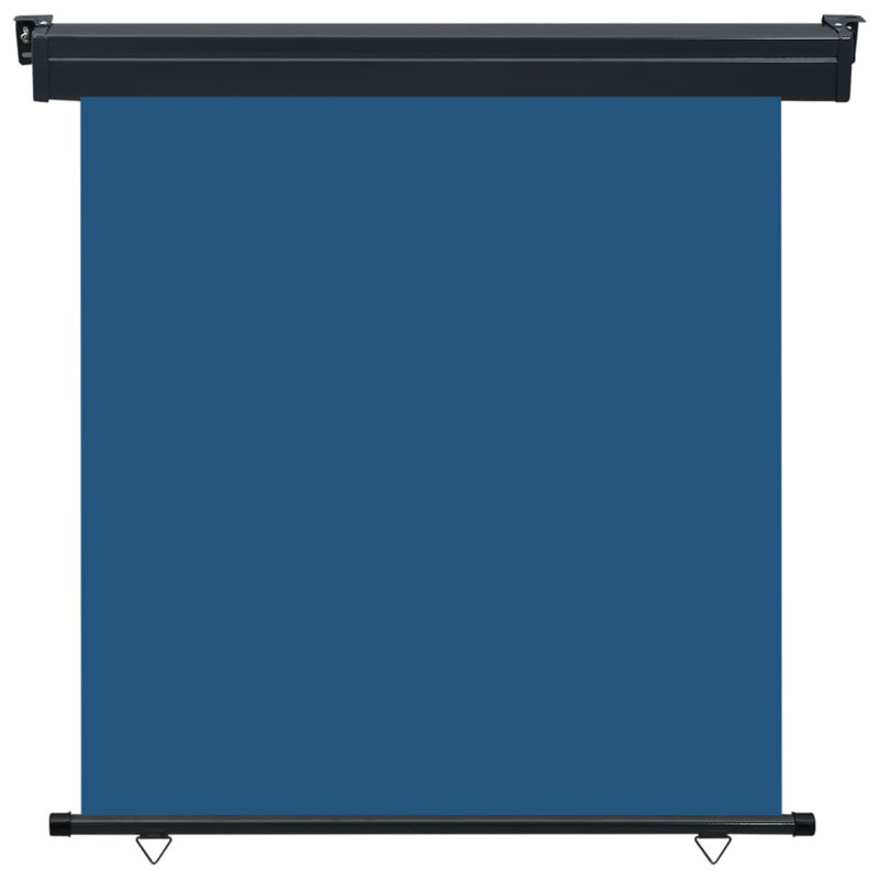 Ergin Balcony Side Awning, 250cm H x 160cm W, Blue