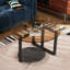 Cross Legs Coffee Table with Storage