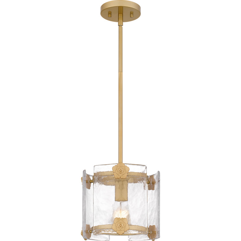 Mini-luminaire suspendu doré 1 lumière Pilning
