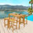 Ourania Rectangular Teak Outdoor Dining Table , 45'' in. W 24'' in. D