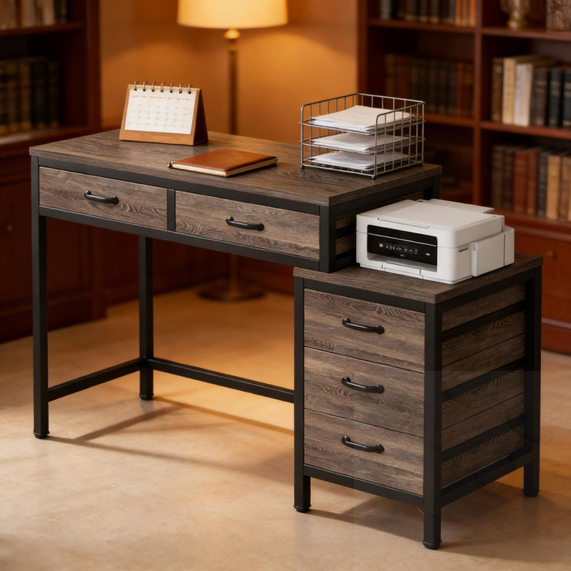 Bureau d'écriture avec tiroirs