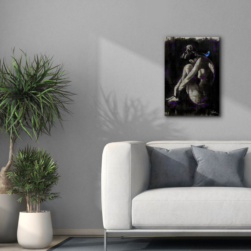 Art mural épique «Nostalgia» par Loui Jover, H 26 po x l 18 po x P 0,75 po