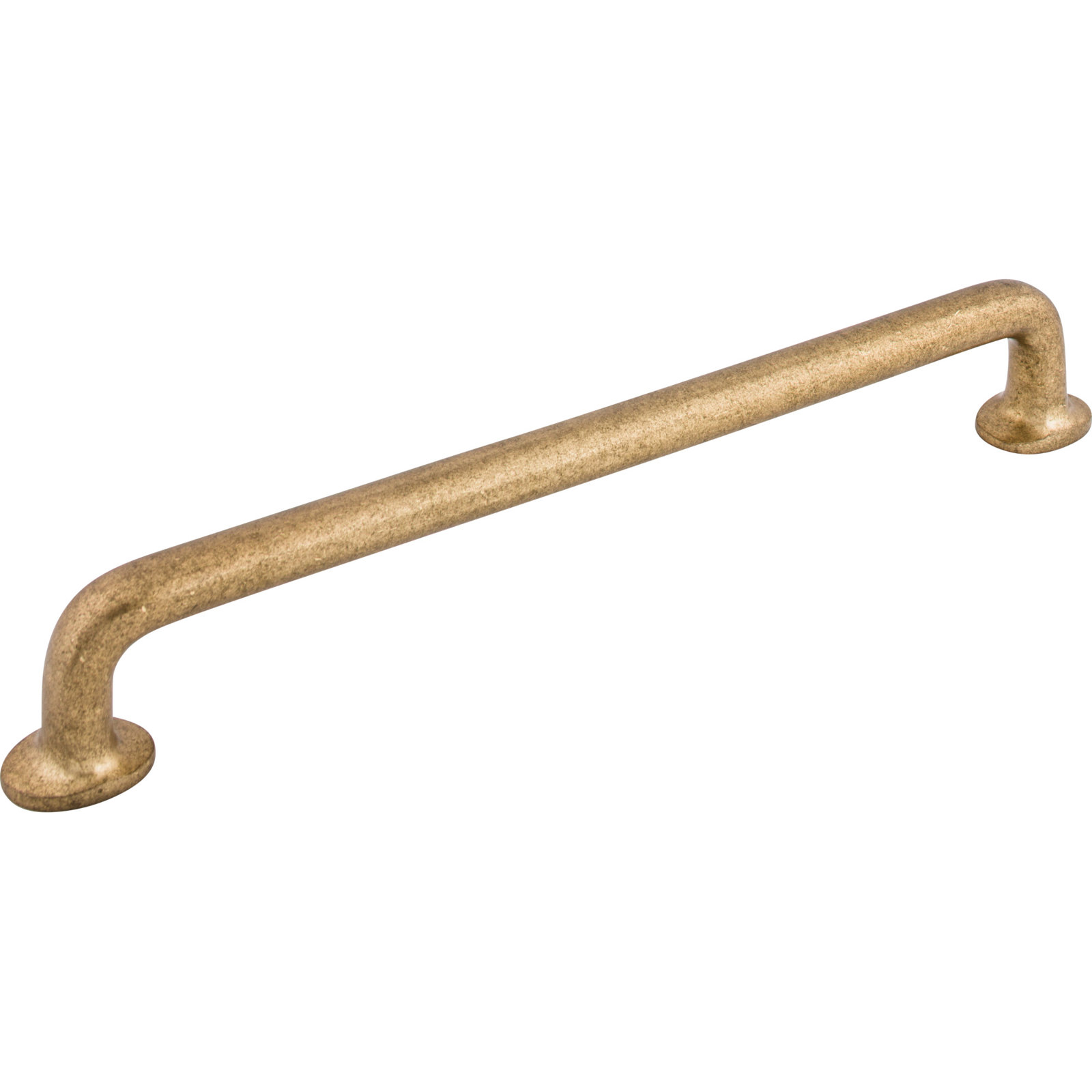 Aspen Rounded Bar Pull, Light Bronze, 12" Center to Center