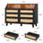  47.2" Rattan 6 Drawer Dresser With LED Lights-338060891