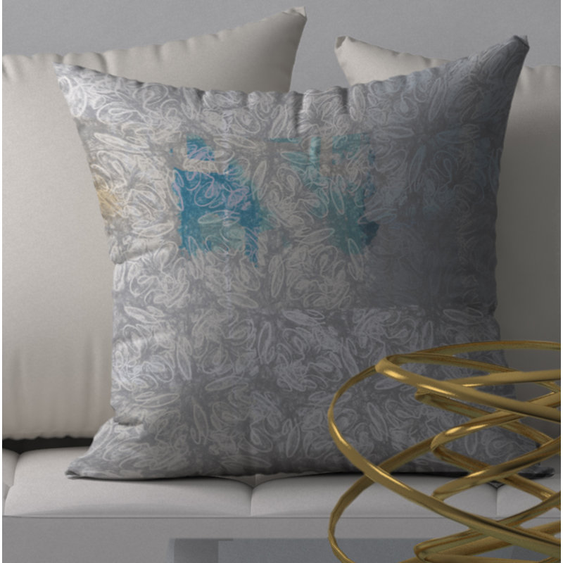 Housse de coussin décorative carrée fine et insert, 20 po x 20 po