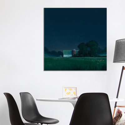 Moon Fog 1 Piece Wrapped Canvas Wall Art
