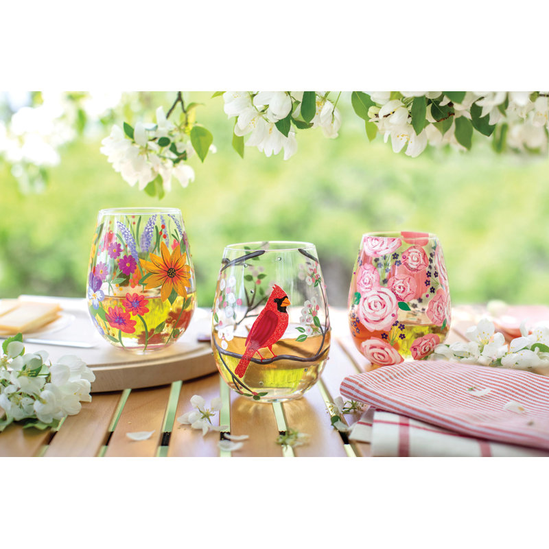 Verre à vin sans pied 20 oz. Enesco Designs par Lolita