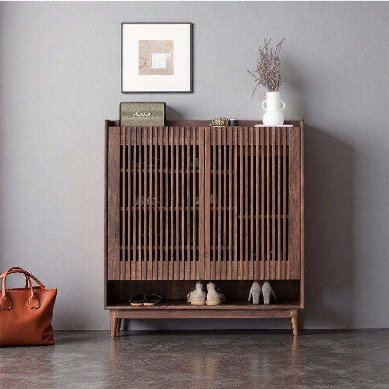 European style storage breathable shoe cabinet