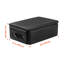 Pilates Reformer Sitting Box – 25x17x9 Inch Wooden Exercise Accessory with Black PU Padding for Strength and Balance Training