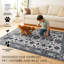  Tapis gris lavable Damonei Ramage