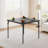 Folding Table, 33.6 Inch Folding Card Table, Portable Square Folding Table With Pu Soft Cushion-104434563