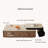 Simple square microcrystalline stone coffee table