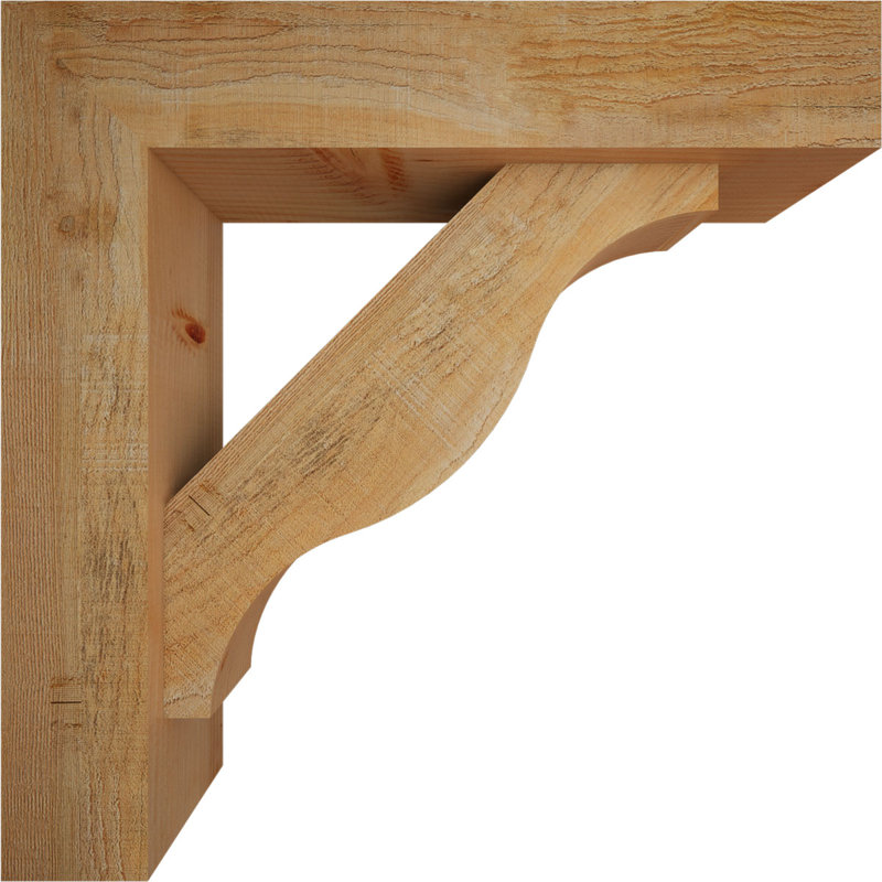 Support Funston Block avec support décalé, 24 x 24, Sapin Douglas de l 6 po (scié brut)