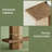 2-Tier Bedside Table,Sofa Table,Console Table,Hallway Table