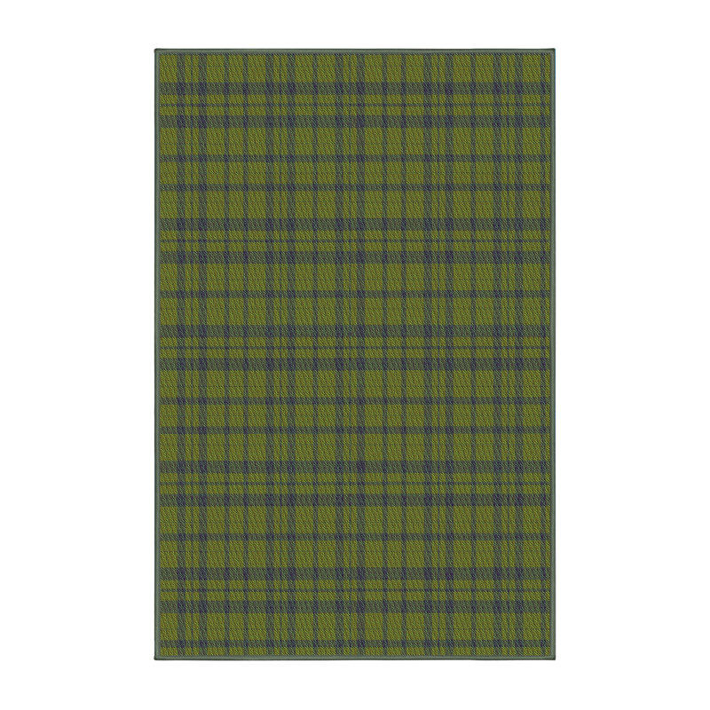 Performance Wool Checkered Indoor Rug, Rectangle 2' x 3'