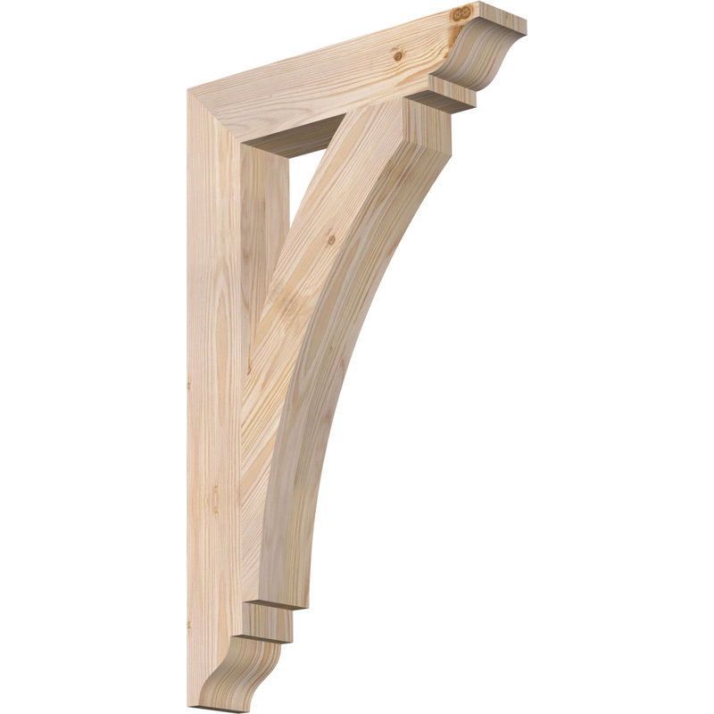 Support traditionnel Thorton, H 30 po x l 3,5 po x P 18 po, Douglas (lisse)