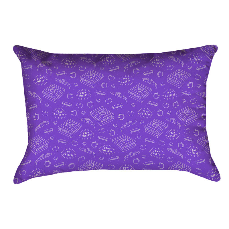 Coussin Katelyn Elizabeth, Polyester filé, Mauve