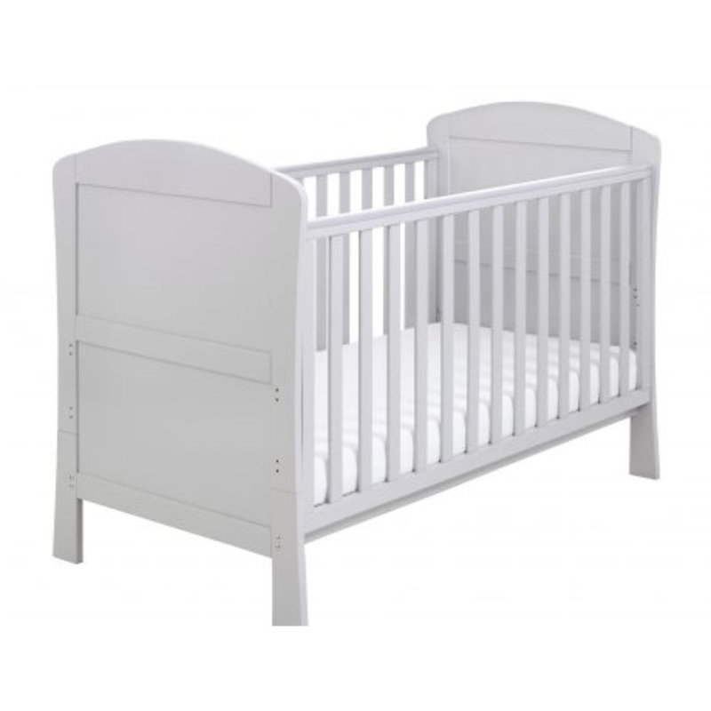Aston Dropside Cot Bed, Grey