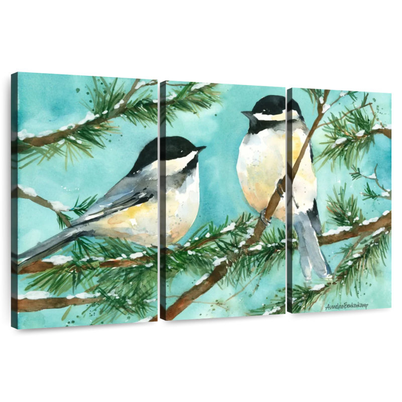 Chickadee Chat, 32" H x 50" W