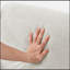 Causeuse en tissu d'ameublement en chenille beige avec pieds en bois massif-1192868833