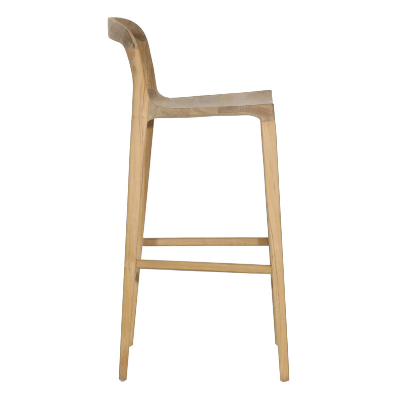 Britta 40" Tall Bar Stool, Natural