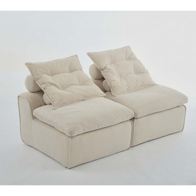 Versatile Modular Sofa with DIY Configuration and Comfortable Seating for Modern Living Spaces