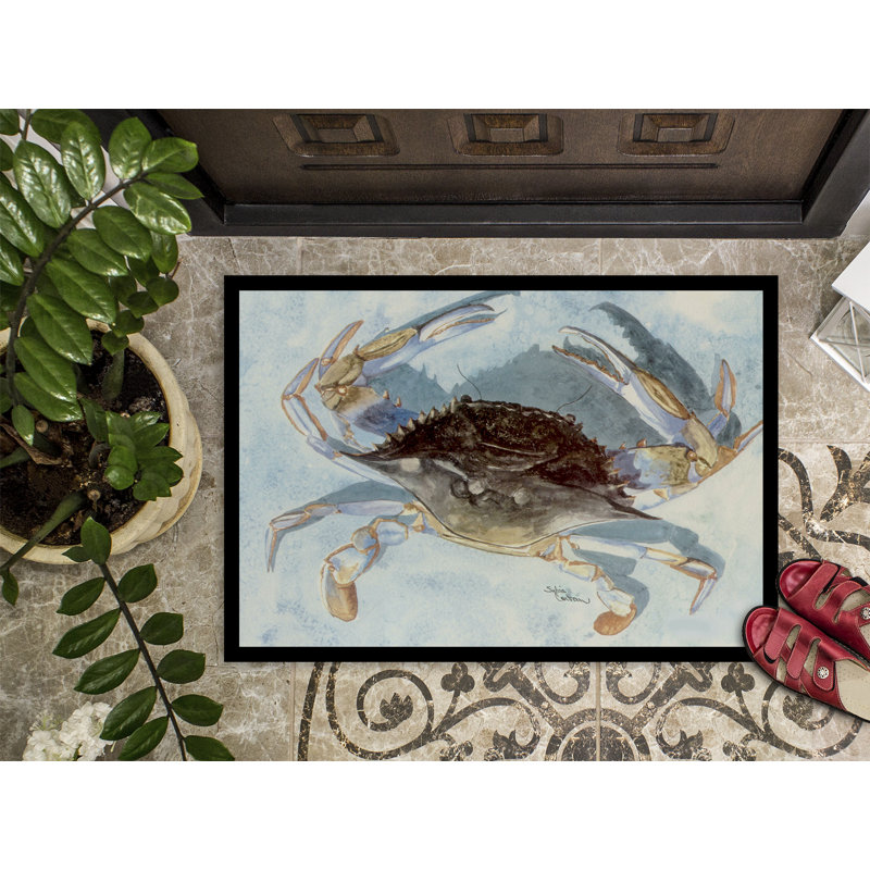 Paillasson d’intérieur antidérapant dumt Crab, Rectangle 2 pi x 3 pi