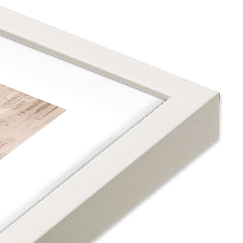 Copperplate Chronicles v1, impression, Cadre blanc opaque, H 12 po x l 16 po x P 1,25 po