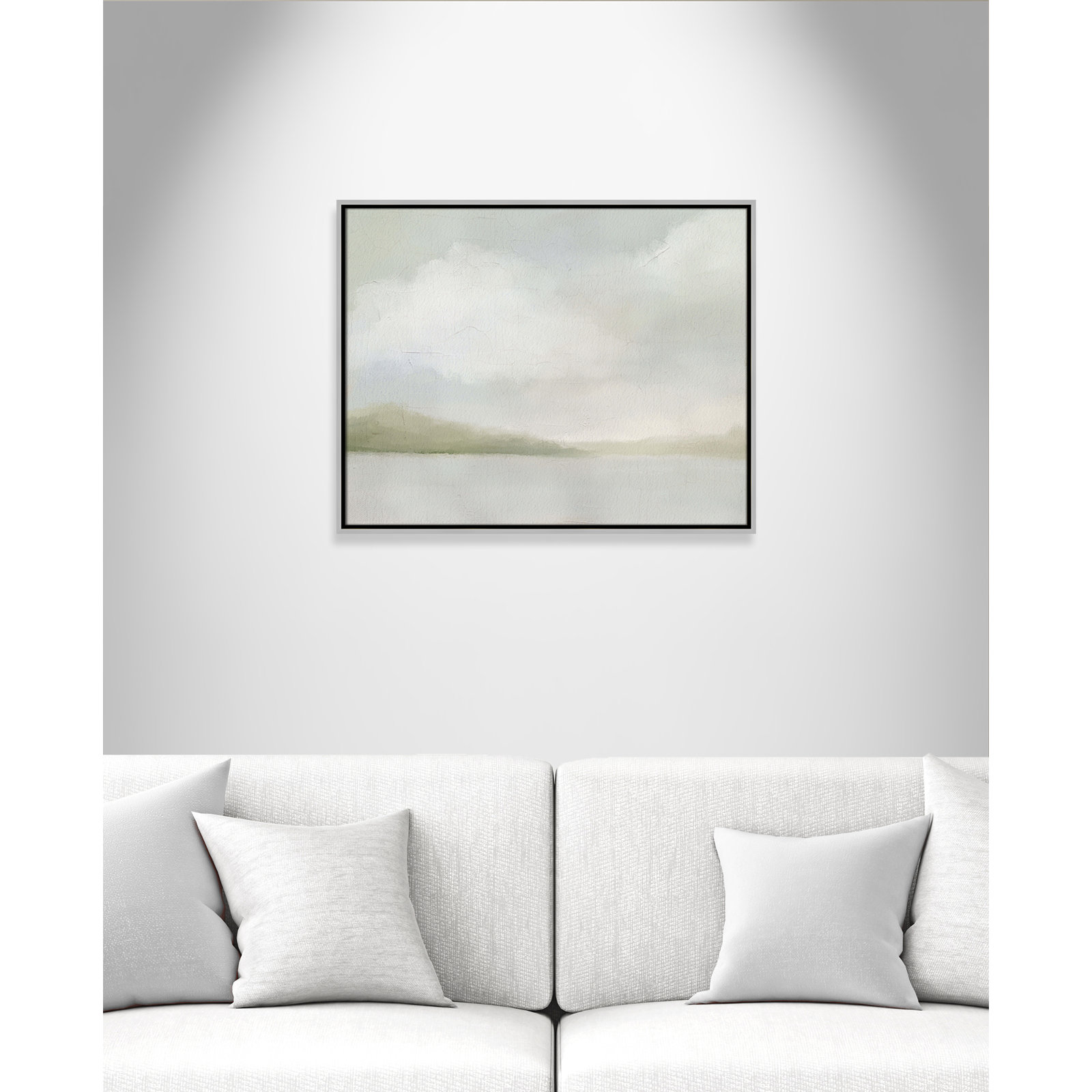 Queensland "A Tranquil Morning" Print, 23.5" H x 29.5" W, Silver