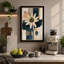 Daisy and Geometry Botanical - Wrapped Canvas-1709528081-1709528088