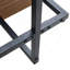 Table basse à deux niveaux de style moderne et scandinave